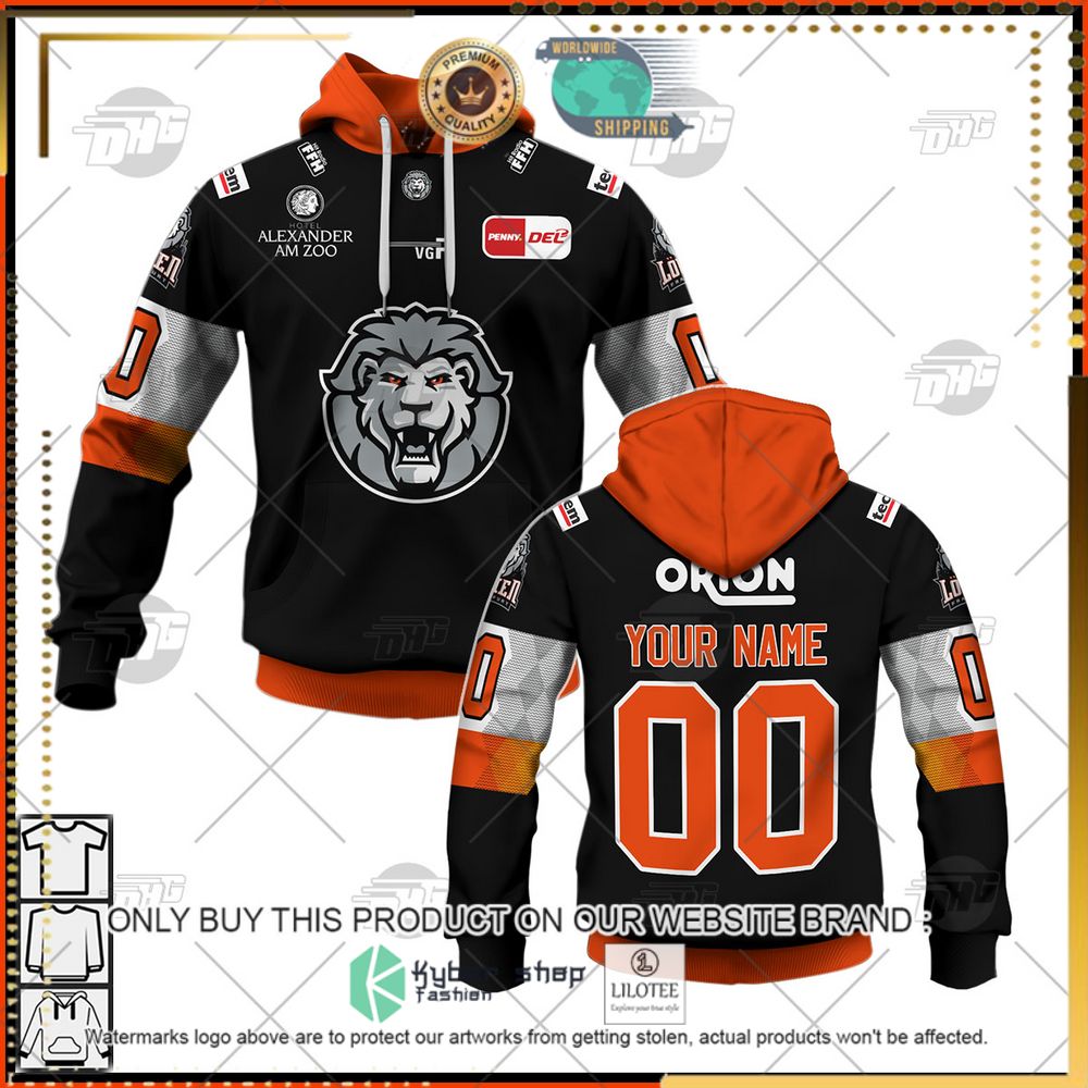 personalized del lowen frankfurt orange black 3d hoodie shirt 1 74951