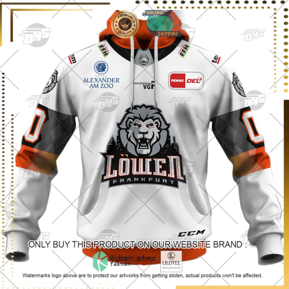 personalized del lowen frankfurt orange white 3d hoodie shirt 2 57988