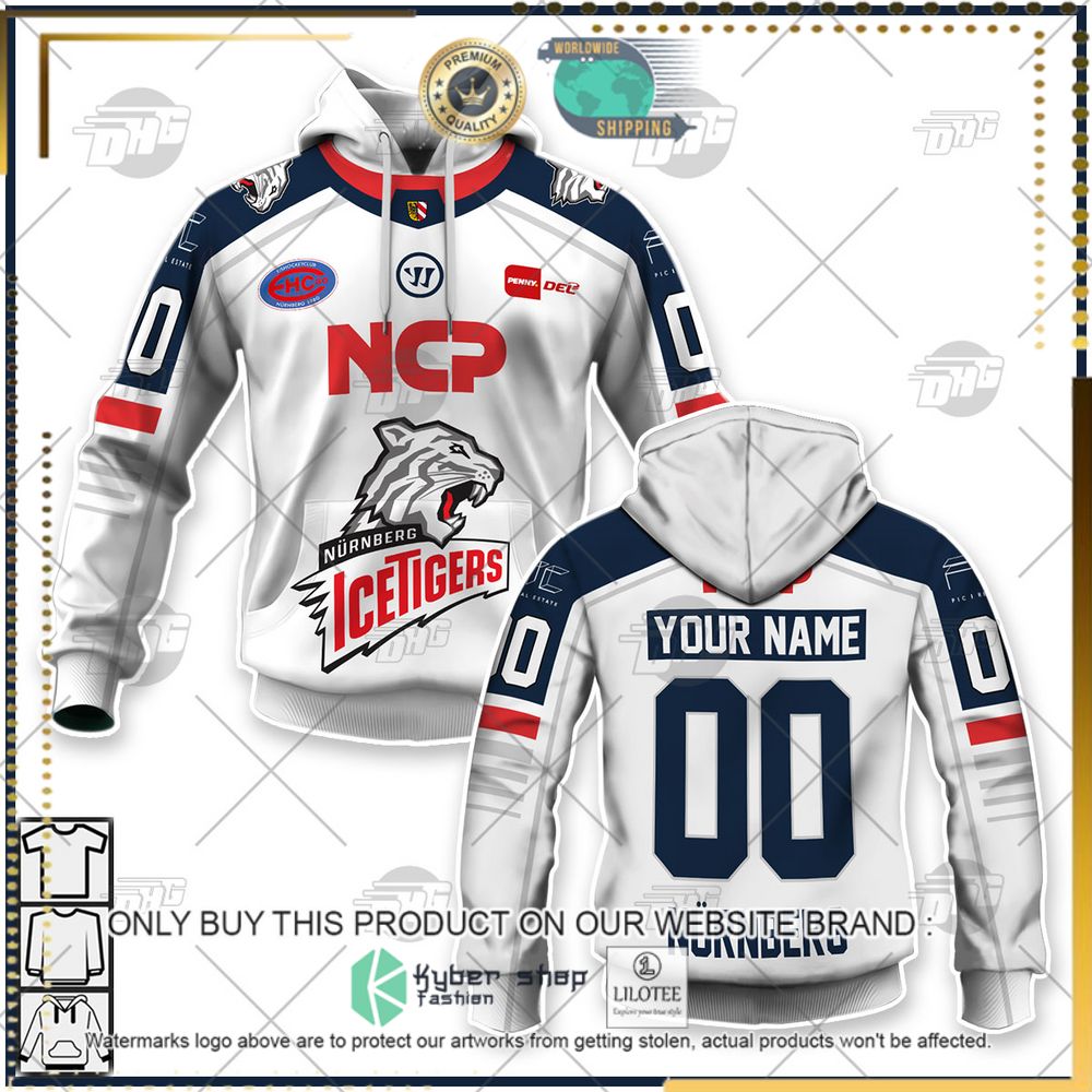 personalized del nurnberg ice tigers white navy 3d hoodie shirt 1 8606