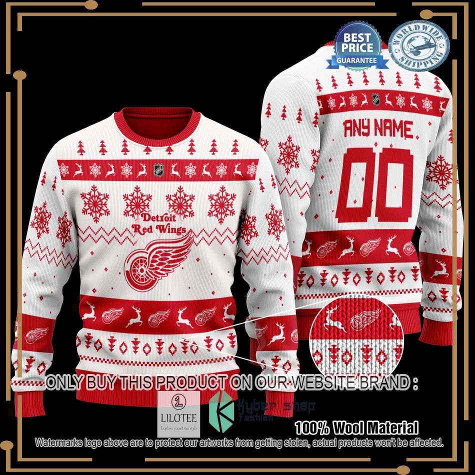 personalized detroit red wings knitted sweater 1 43696
