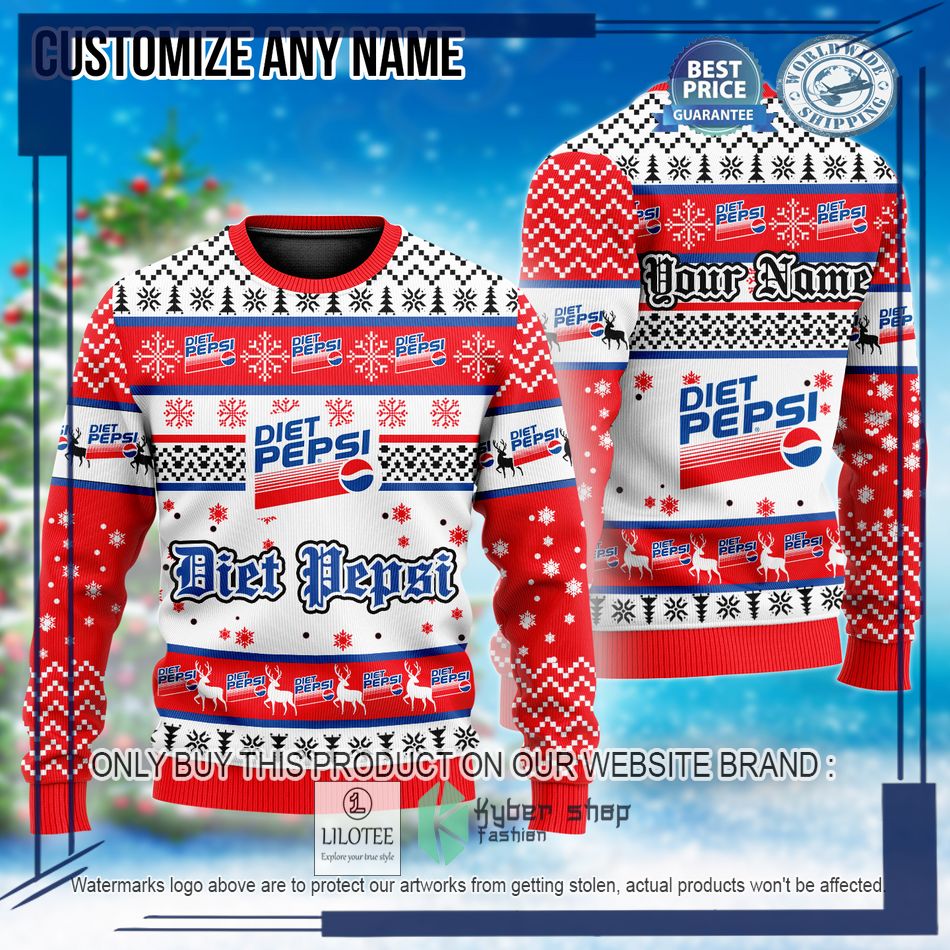 personalized diet pepsi christmas sweater 1 59509