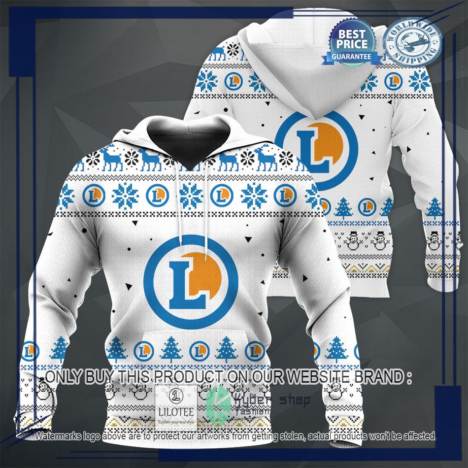 personalized e leclerc white christmas sweater hoodie sweater 1 76653