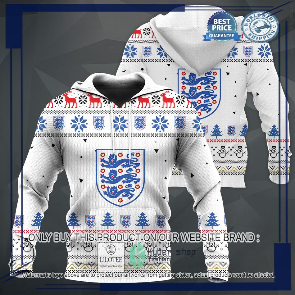 personalized england football team christmas sweater hoodie sweater 1 60019