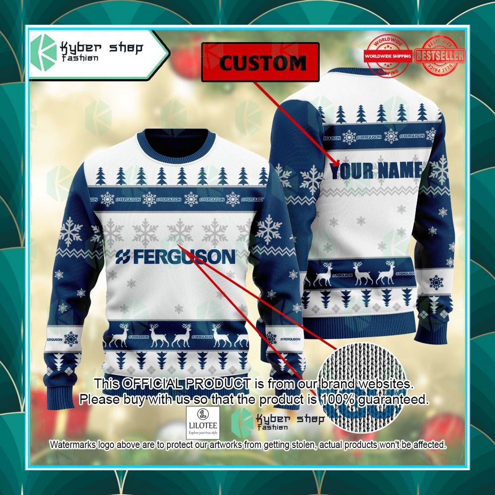 personalized ferguson christmas sweater 1 473