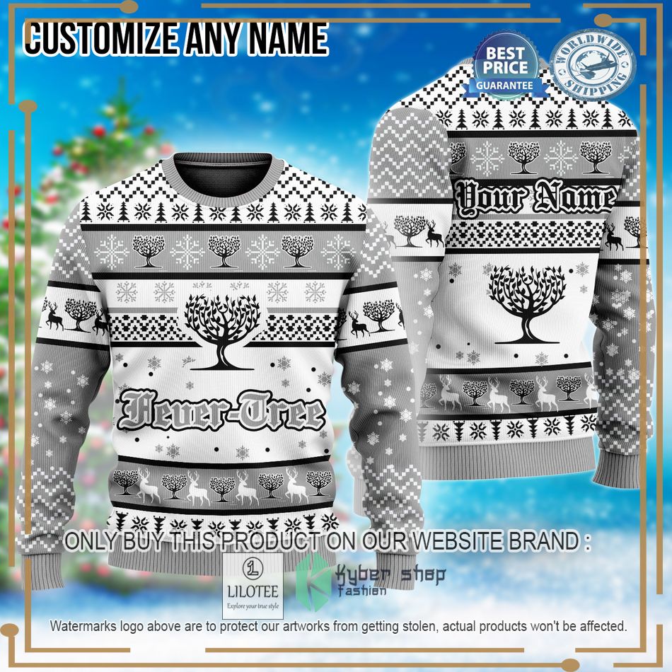 personalized fever tree ugly christmas sweater 1 62052