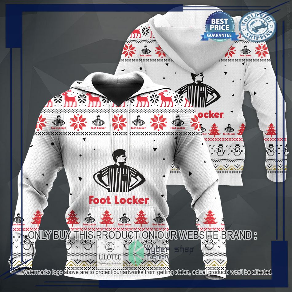 personalized foot locker white christmas sweater hoodie sweater 1 19852