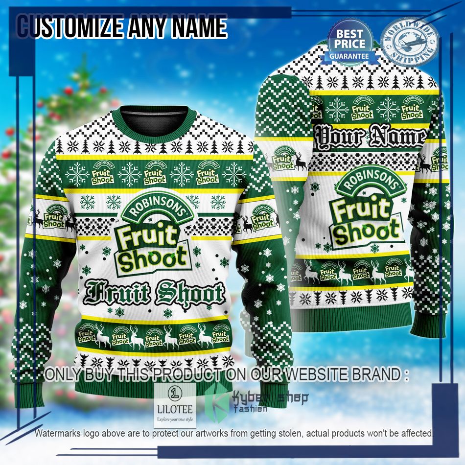 personalized fruit shoot christmas sweater 1 33379