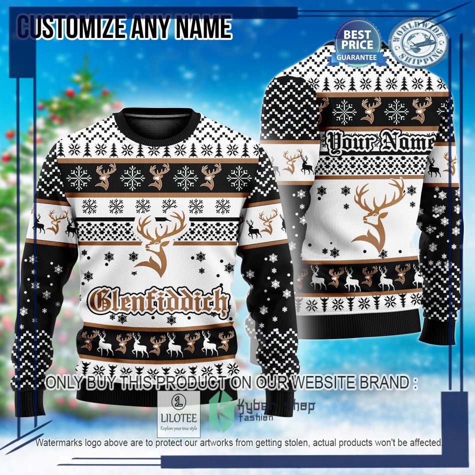 personalized glenfiddich christmas sweater 1 22741