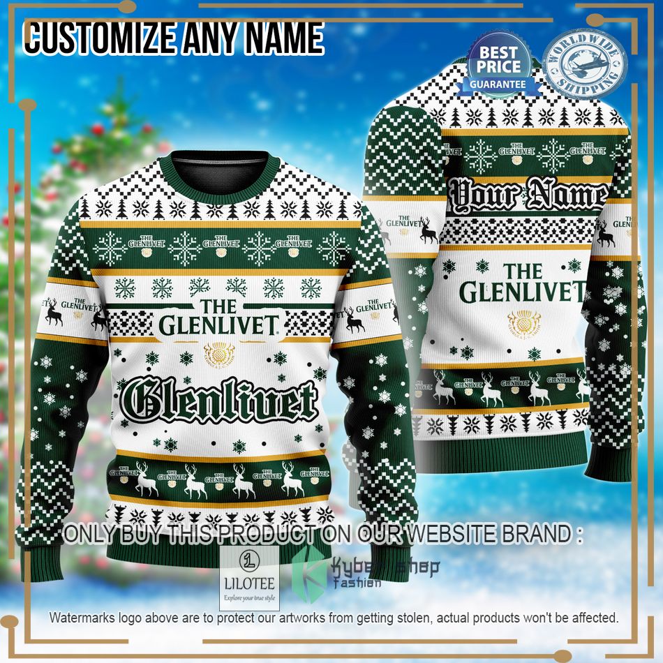personalized glenlivet christmas sweater 1 23421