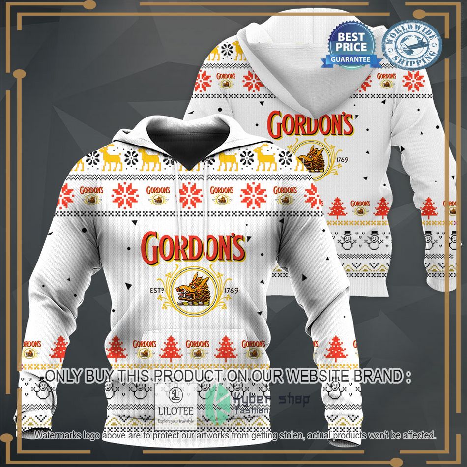 personalized gordons white sweater hoodie sweater 1 49278