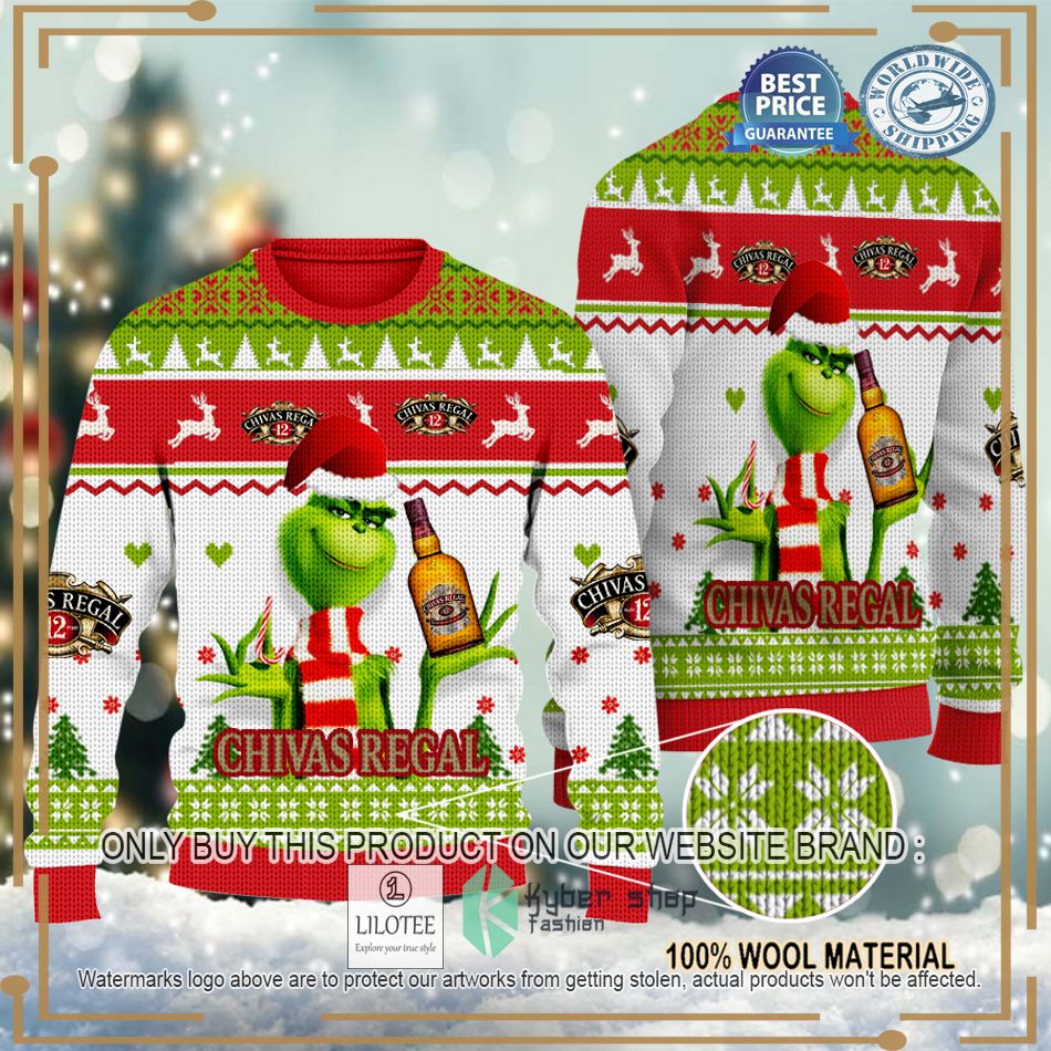 personalized grinch chivas regal christmas sweater hoodie sweater 1 68150