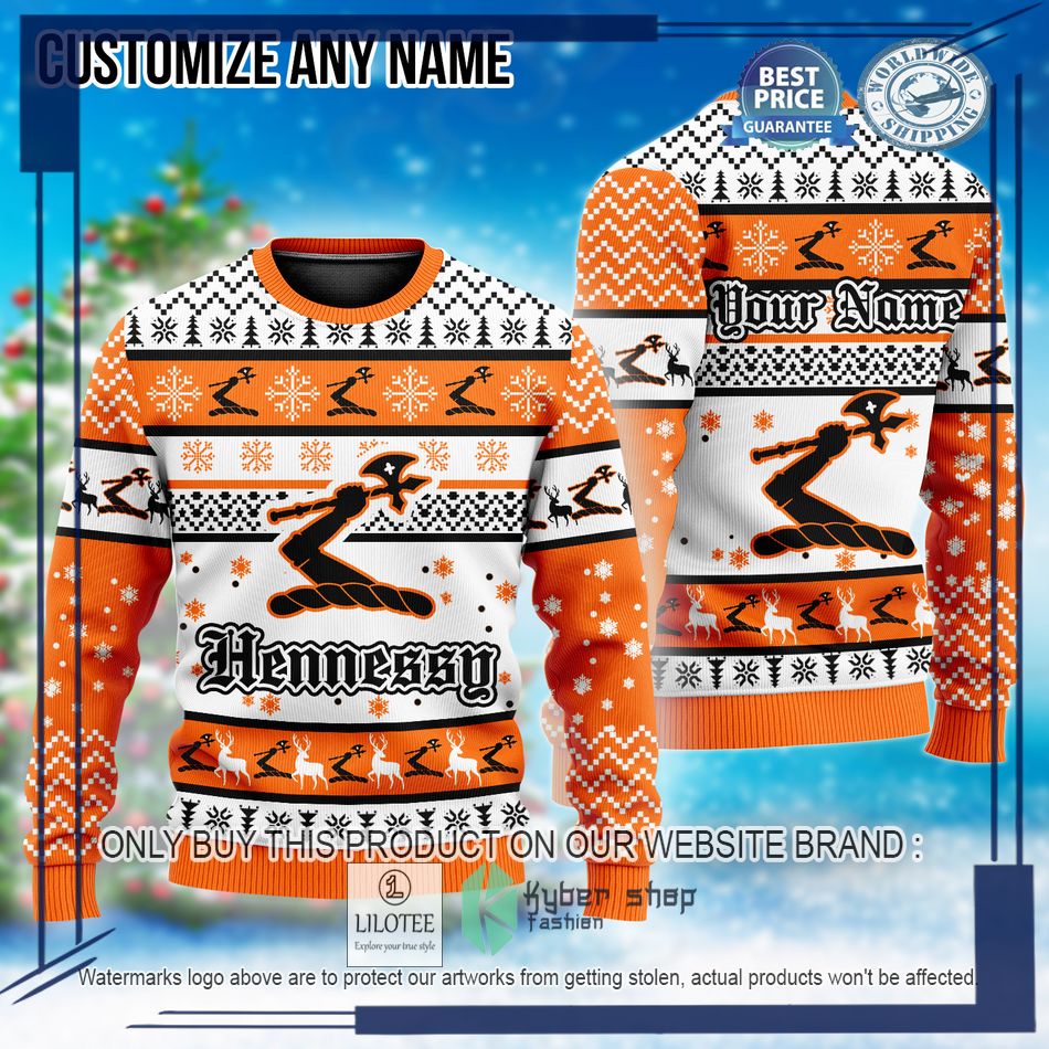 personalized hennessy christmas sweater 1 74787