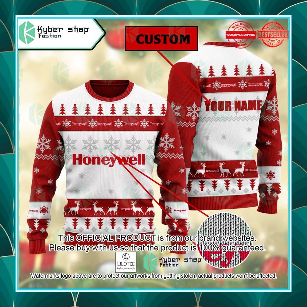 personalized honeywell christmas sweater 1 964