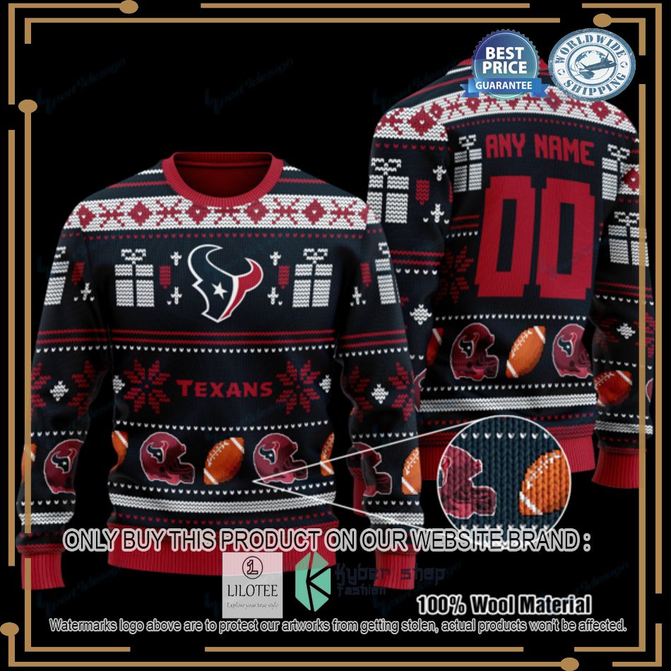 personalized houston texans knitted sweater 1 12147