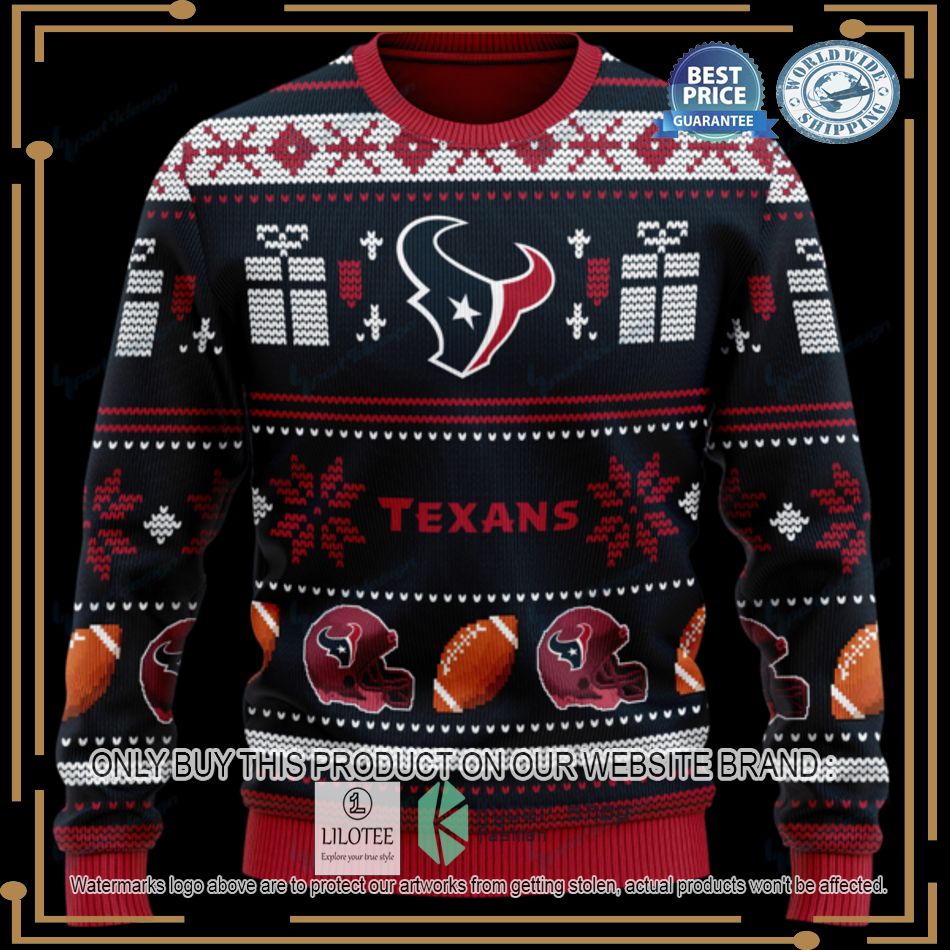 personalized houston texans knitted sweater 2 53856