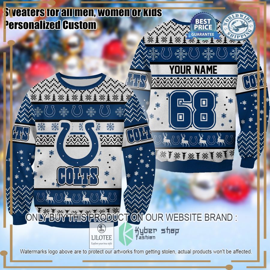 personalized indianapolis colts christmas sweater 1 73181