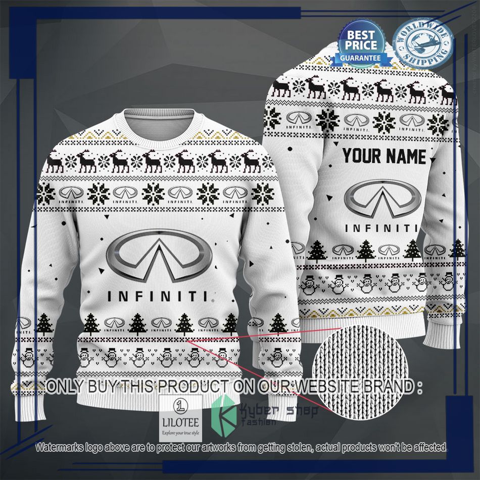 personalized infiniti white christmas sweater hoodie sweater 2 65895