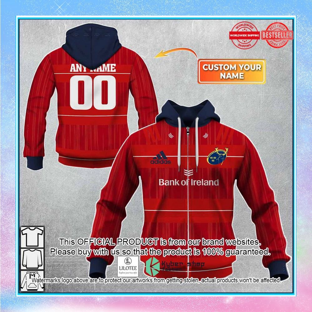 personalized ireland munster rugby shirt hoodie 1 253