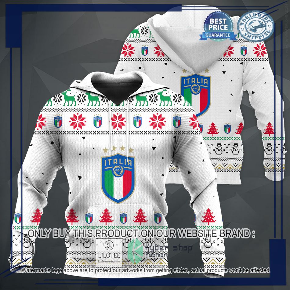 personalized italy football team christmas sweater hoodie sweater 1 8590