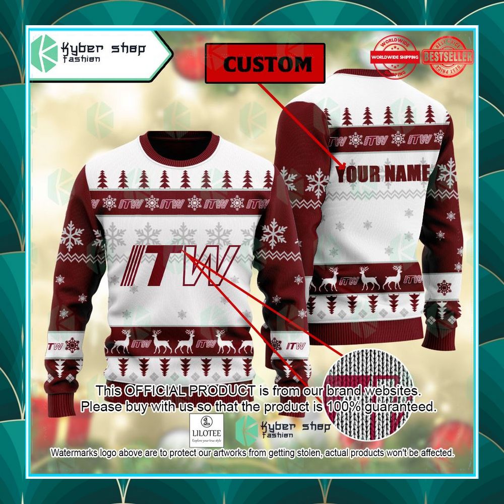 personalized itw christmas sweater 1 897