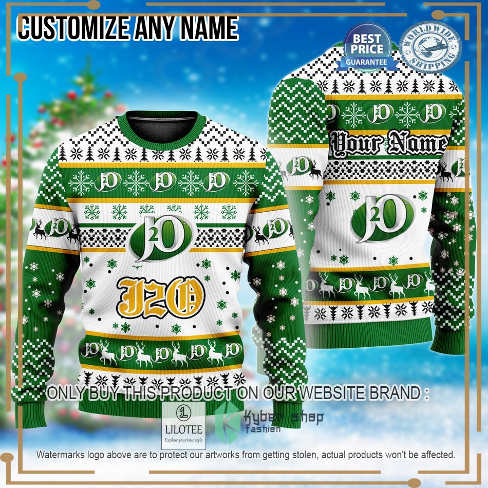 personalized j2o ugly christmas sweater 1 7372