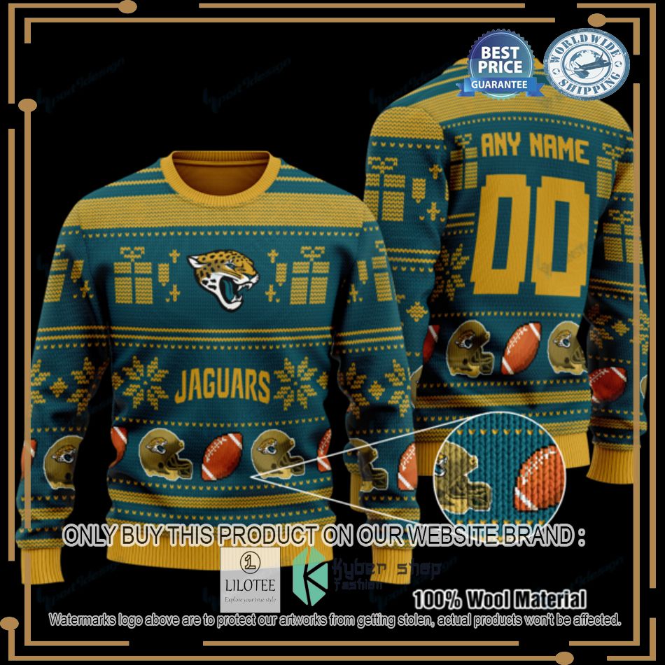 personalized jacksonville jaguars knitted sweater 1 26935
