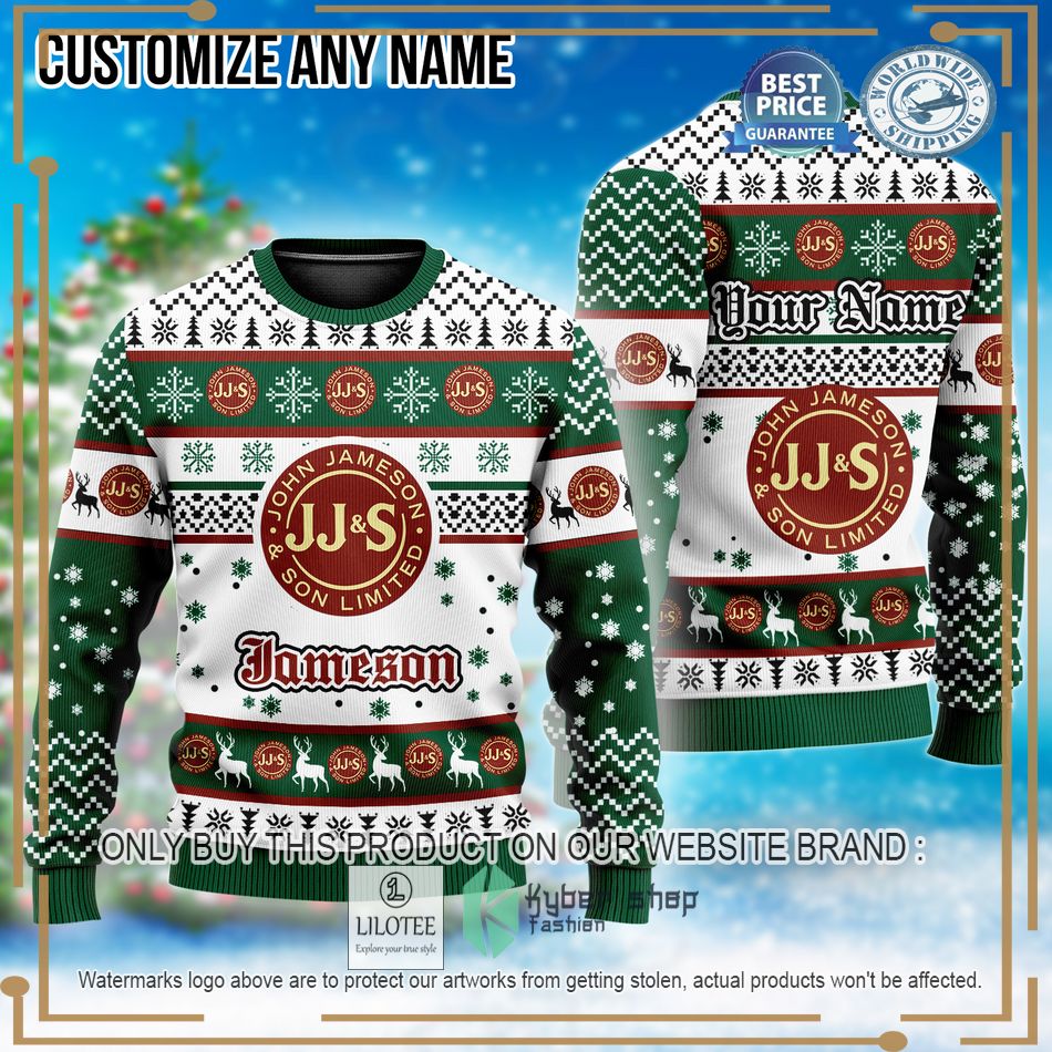 personalized jameson christmas sweater 1 93997