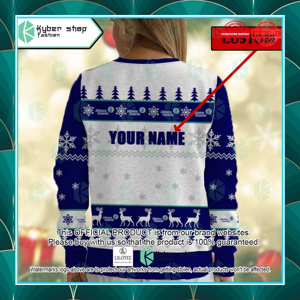 personalized johnson controls christmas sweater 5 278