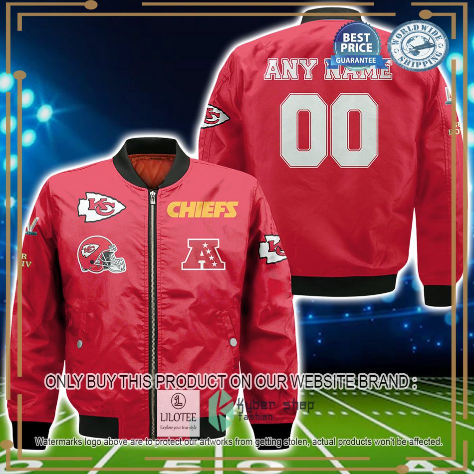 Personalized Kansas City Chiefs NFL Bomber Jacket - LIMITED EDITION 4