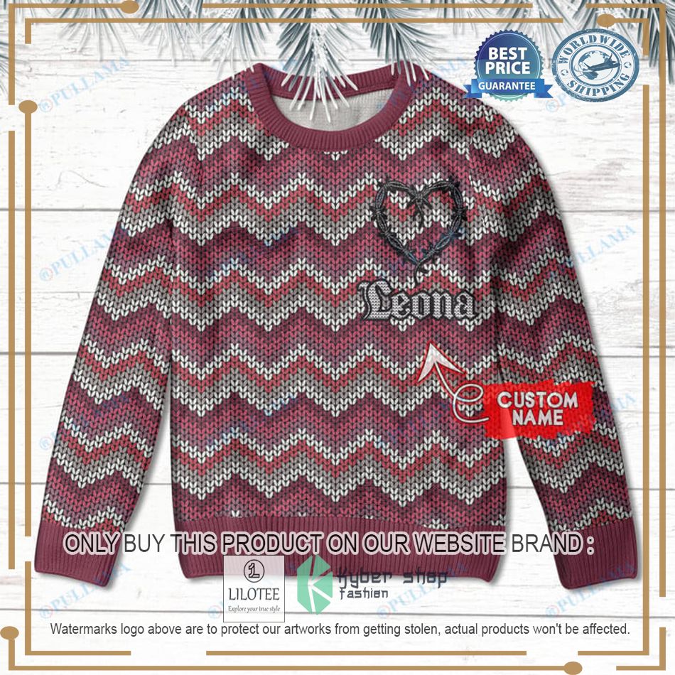 personalized karol g bichota ugly christmas sweater 1 25000
