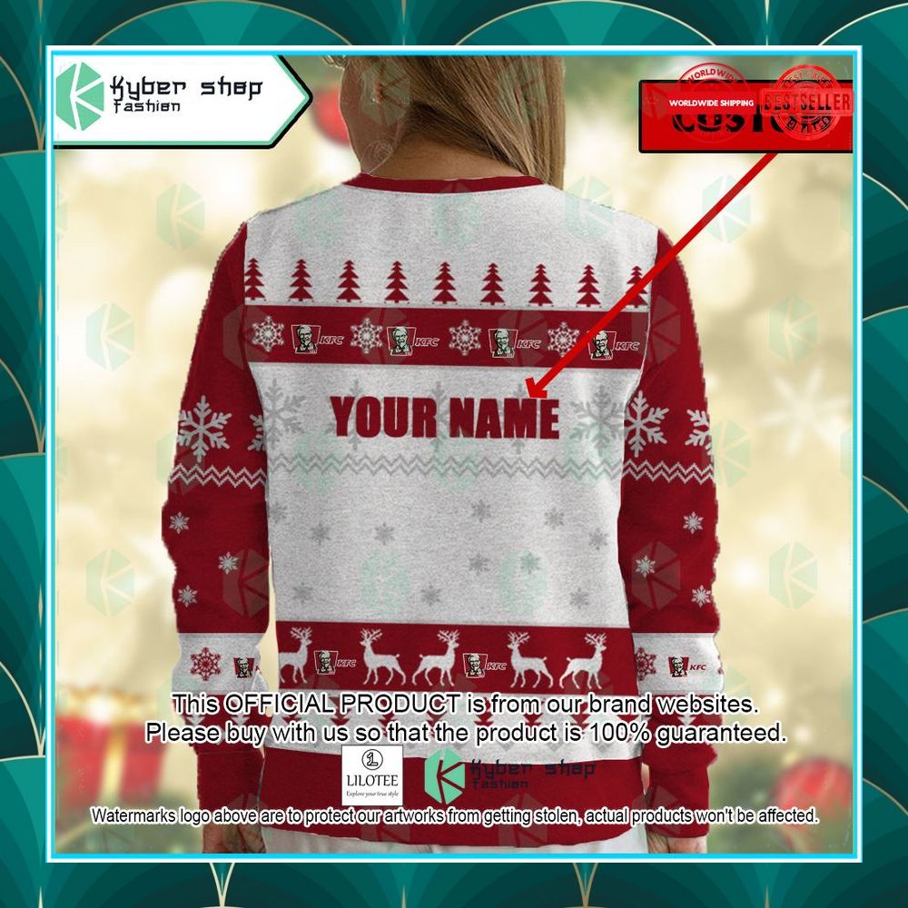 personalized kfc christmas sweater 5 545