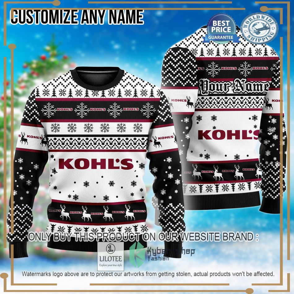 personalized kohls custom ugly christmas sweater 1 38572