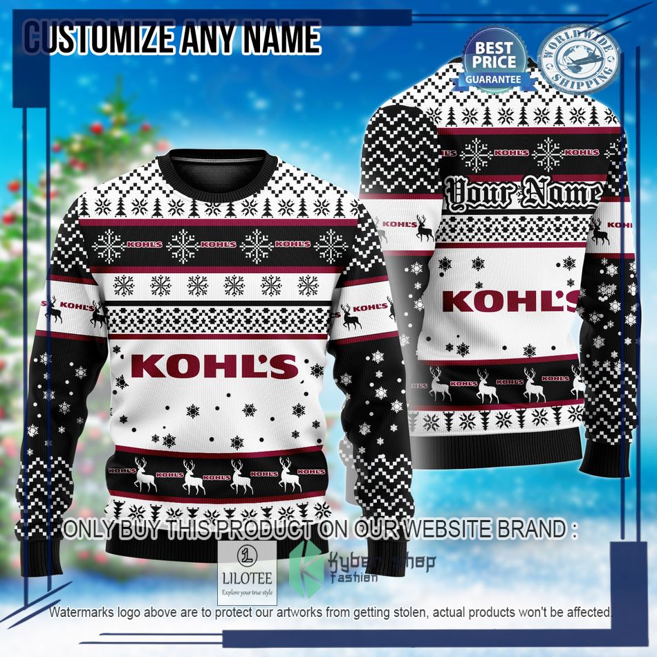 personalized kohls custom ugly christmas sweater 1 67695