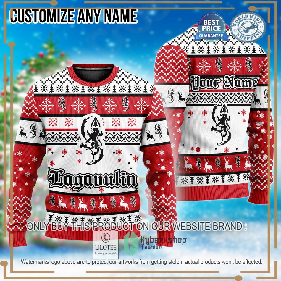personalized lagavulin christmas sweater 1 89042