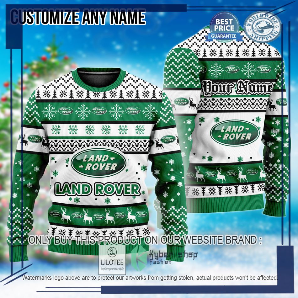 personalized land rover christmas sweater 1 23686