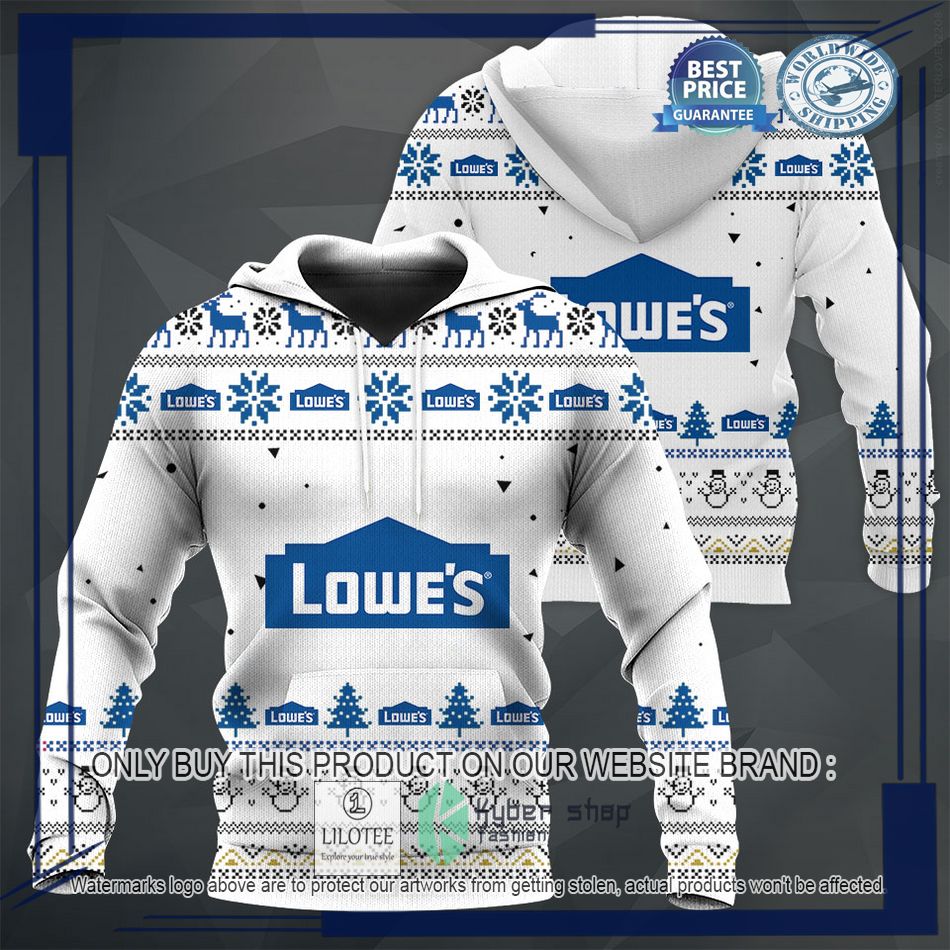personalized lowes white christmas sweater hoodie sweater 1 59113