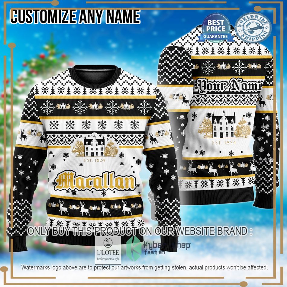 personalized macallan christmas sweater 1 252