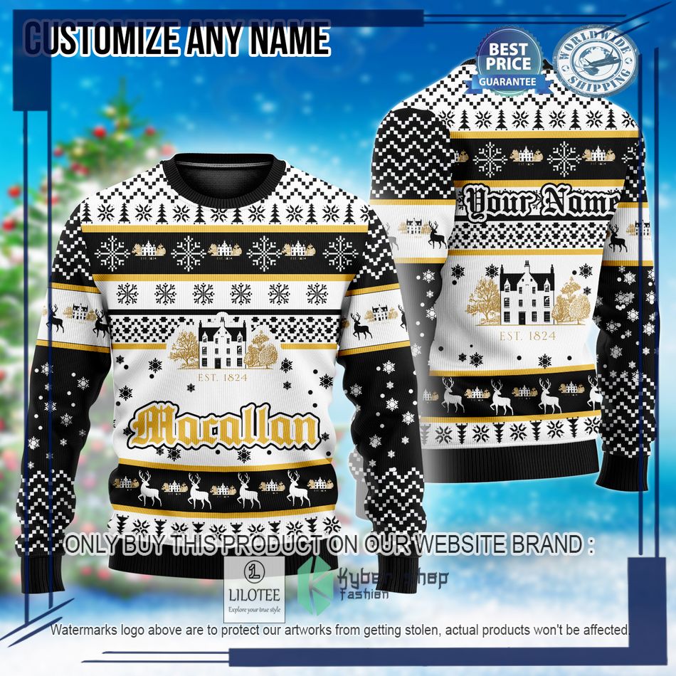 personalized macallan christmas sweater 1 32082
