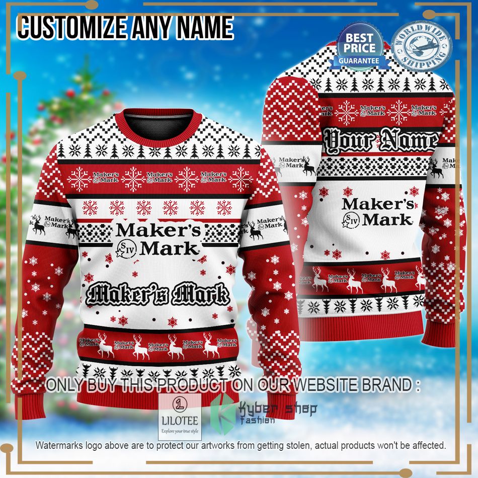 personalized makers mark christmas sweater 1 84018