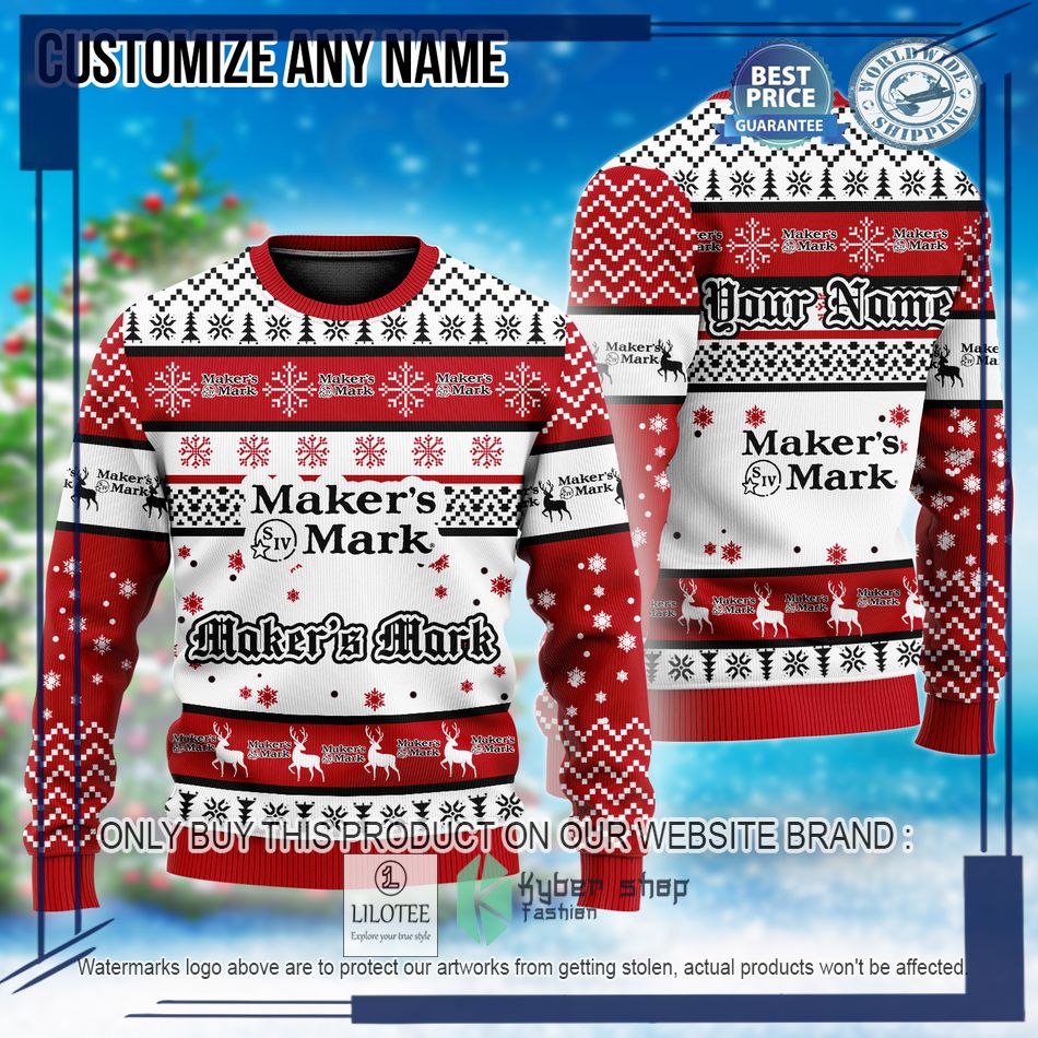 personalized makers mark christmas sweater 1 86392