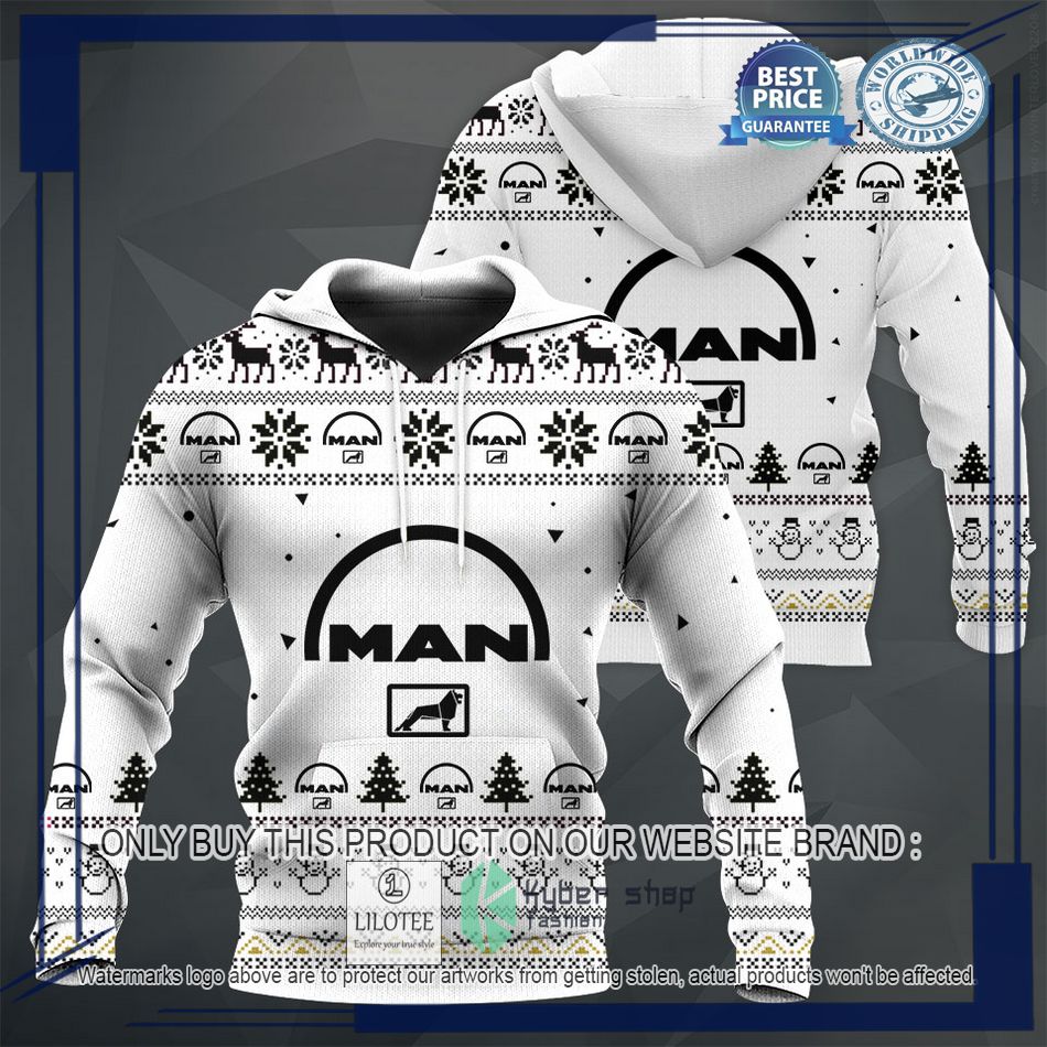personalized man white christmas sweater hoodie sweater 1 74967
