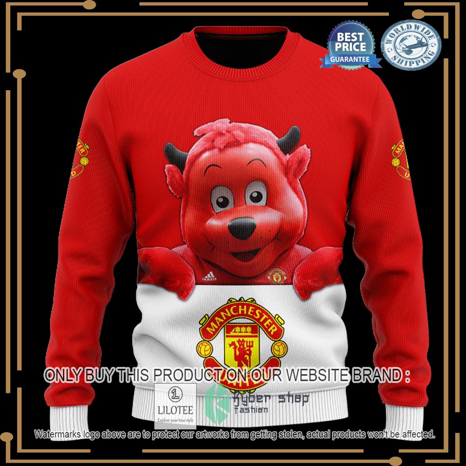 personalized manchester united mascot shirt hoodie 2 38292
