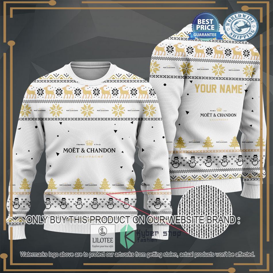 personalized mot chandon white sweater hoodie sweater 2 39449