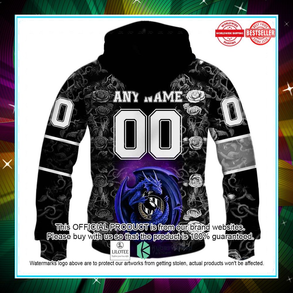 personalized netball au collingwood magpies rose dragon hoodie shirt 6 59