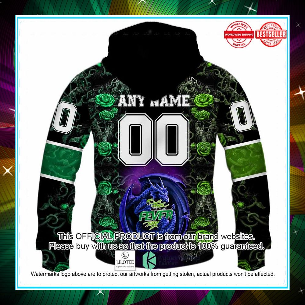 personalized netball au west coast fever rose dragon hoodie shirt 6 149
