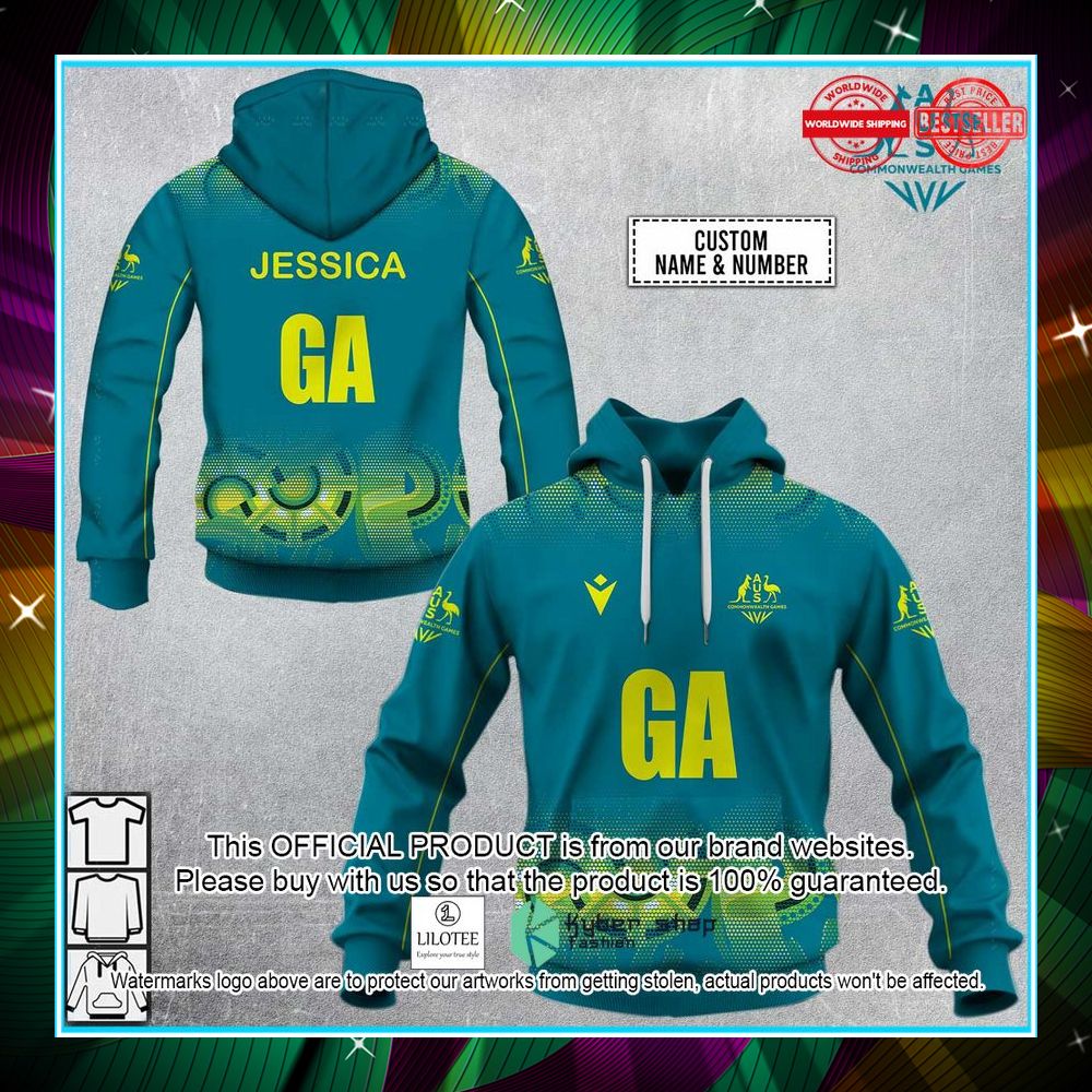 personalized netball australia diamonds blue jersey 2022 hoodie shirt 1 658