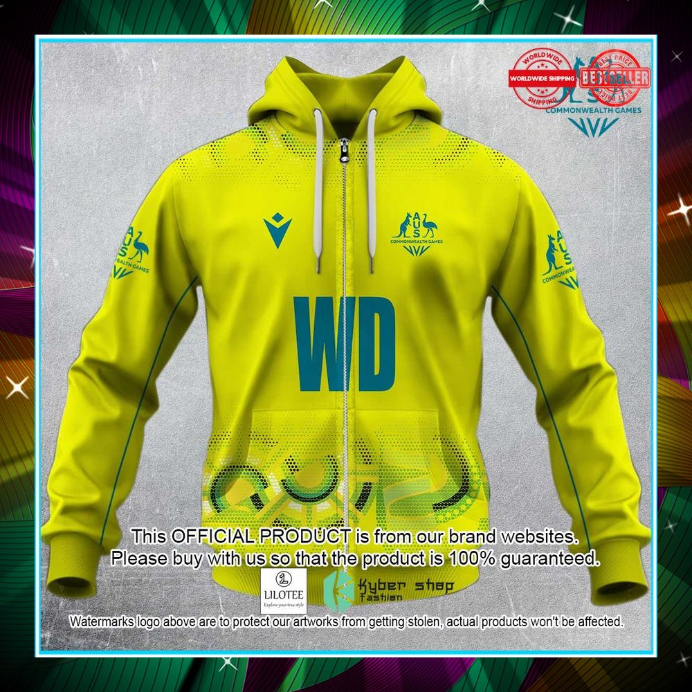 personalized netball australia diamonds yellow jersey 2022 hoodie shirt 5 822