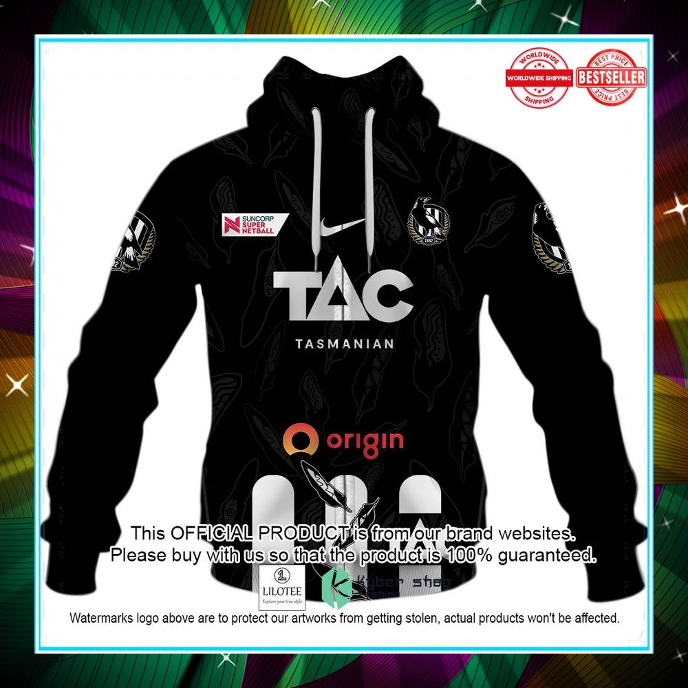 personalized netball collingwood magpies indigenous jersey hoodie shirt 2 650