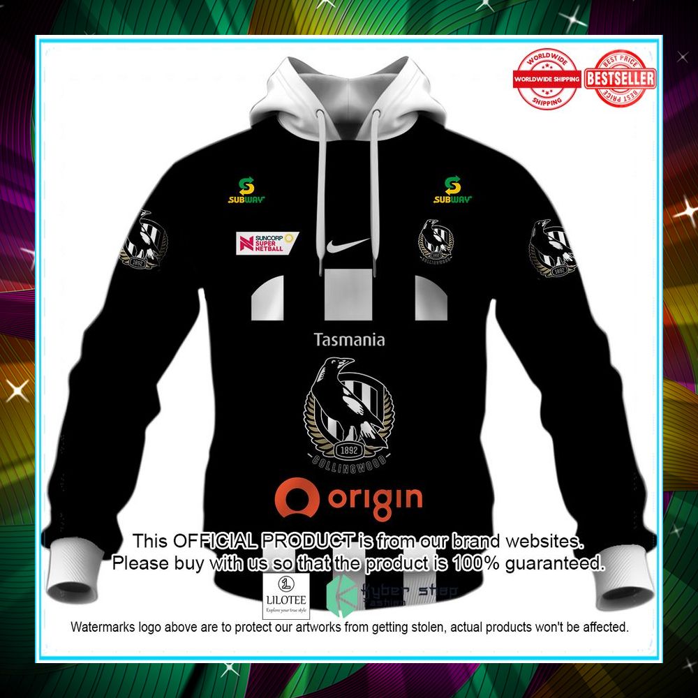 personalized netball collingwood magpies jersey 2022 hoodie shirt 2 925