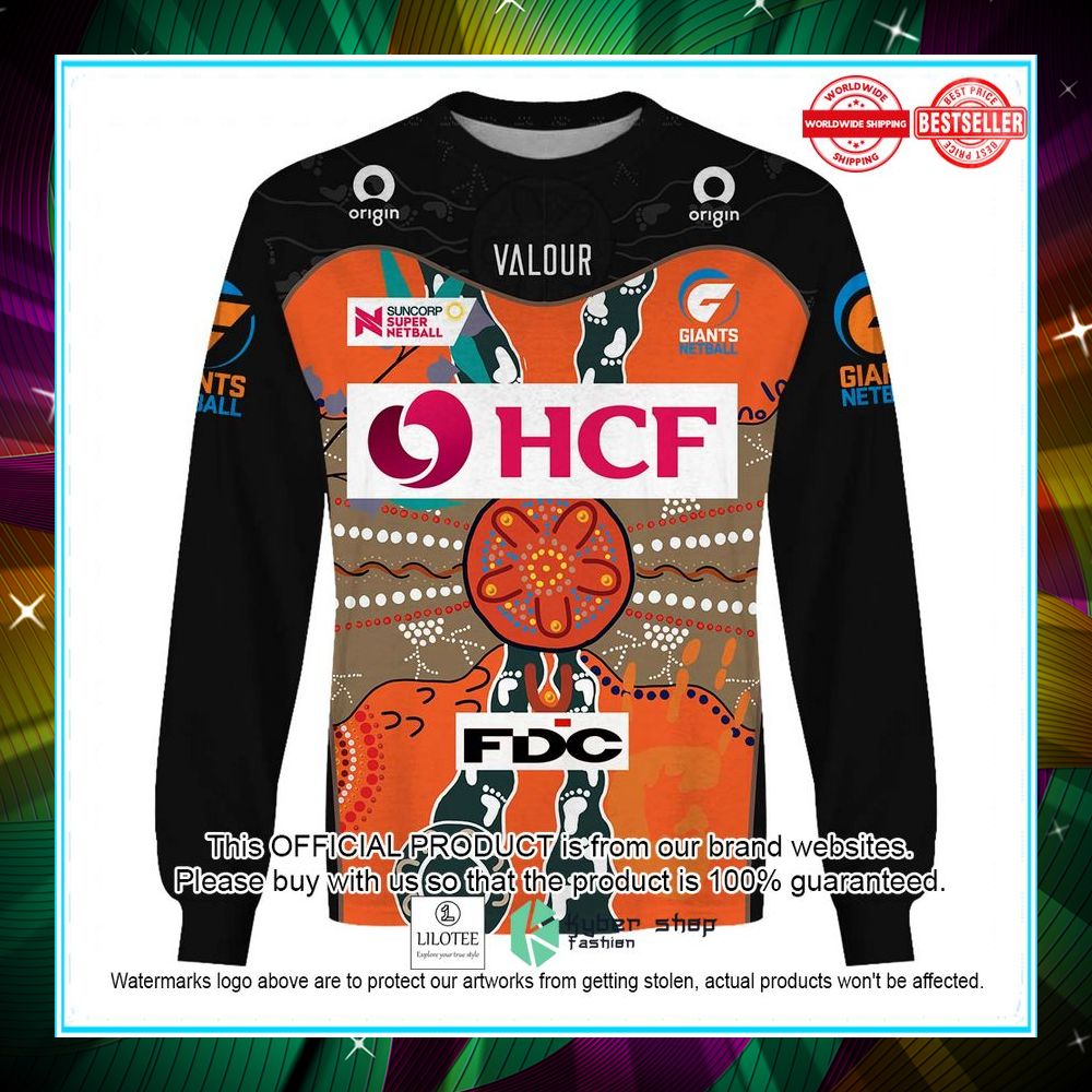 personalized netball giants indigenous jersey hoodie shirt 5 481